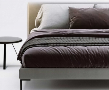 Modern Double Bed-ID:870840528