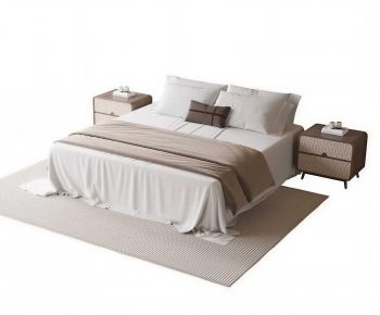 Modern Double Bed-ID:229374892