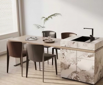 Modern Dining Table And Chairs-ID:237622986