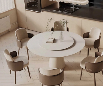 Modern Dining Table And Chairs-ID:623275044