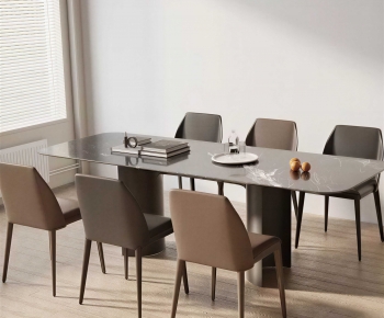 Modern Dining Table And Chairs-ID:692656046
