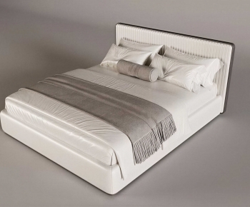 Modern Double Bed-ID:696597105