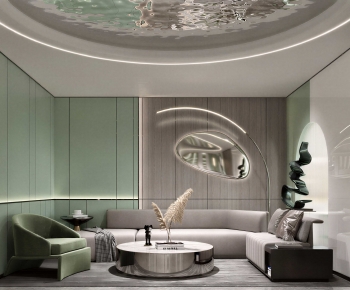 Modern A Living Room-ID:973136906