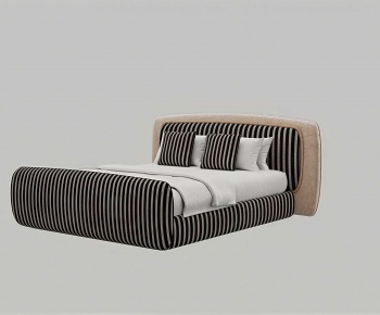 Modern Double Bed-ID:283368111