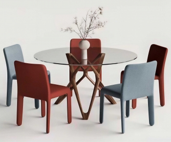 Modern Dining Table And Chairs-ID:525432113