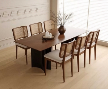 Modern Dining Table And Chairs-ID:190356977