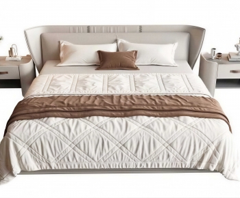 Modern Double Bed-ID:921190023