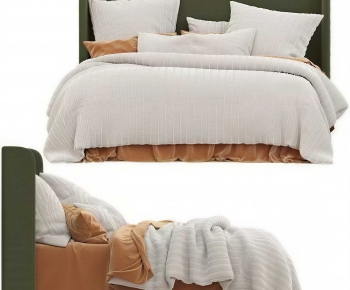 Modern Double Bed-ID:761420973