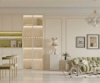 Modern A Living Room-ID:208410028