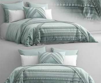 Modern Double Bed-ID:637955909