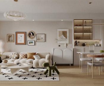 Modern A Living Room-ID:759466895