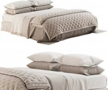 Modern Double Bed-ID:614399919