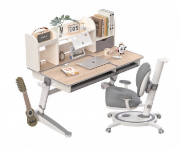 Modern Computer Desk And Chair-ID:575393928