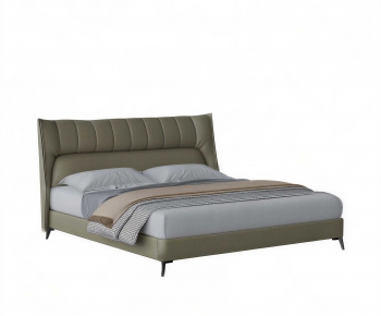 Modern Double Bed-ID:895868069