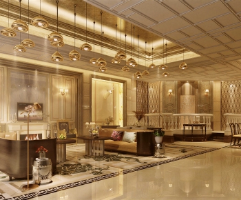 Simple European Style A Living Room-ID:340089086