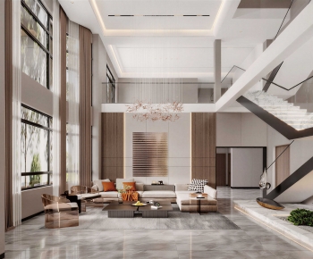 Modern A Living Room-ID:770744091