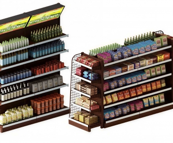 Modern Supermarket Shelf-ID:442210912