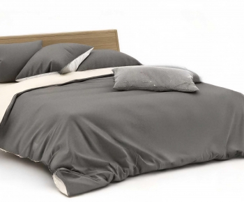 Modern Double Bed-ID:932985077