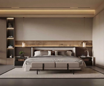 New Chinese Style Bedroom-ID:815229465