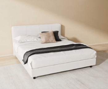 Modern Double Bed-ID:816134938