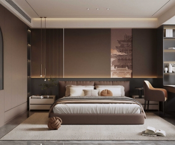 New Chinese Style Bedroom-ID:292987115
