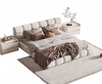 Modern Double Bed-ID:119259445