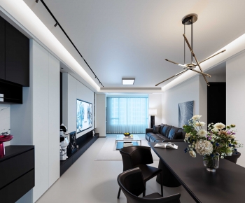 Modern A Living Room-ID:217683088