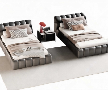 Modern Double Bed-ID:430107123
