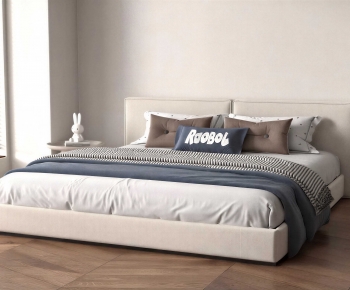 Modern Double Bed-ID:446811917