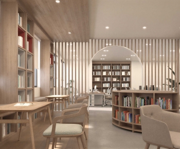 Modern Bookstore Book Bar-ID:782166962