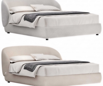 Modern Double Bed-ID:668108948