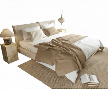 Modern Double Bed-ID:685589345