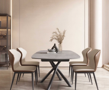 Modern Dining Table And Chairs-ID:397495032