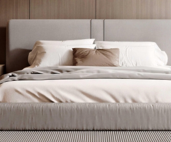 Modern Double Bed-ID:408929115