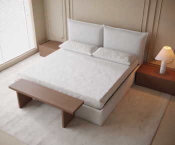 Modern Double Bed-ID:265707974