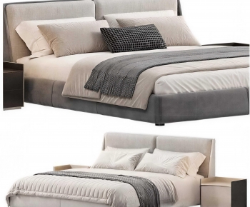 Modern Double Bed-ID:915270095