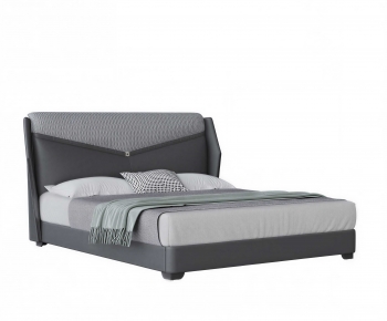 Modern Double Bed-ID:215401897