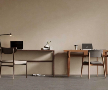 Modern Computer Desk And Chair-ID:450210093