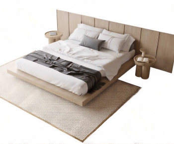 Modern Double Bed-ID:913269514