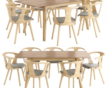 Modern Dining Table And Chairs-ID:607212073