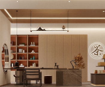 New Chinese Style Teahouse Tea House-ID:601742986