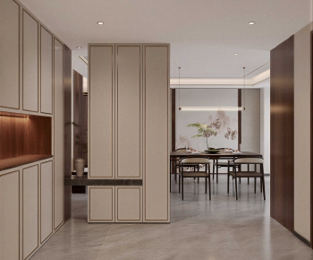 New Chinese Style Hallway-ID:905289893