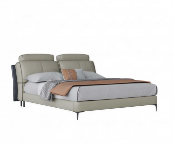 Modern Double Bed-ID:398551942