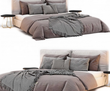 Modern Double Bed-ID:491182094