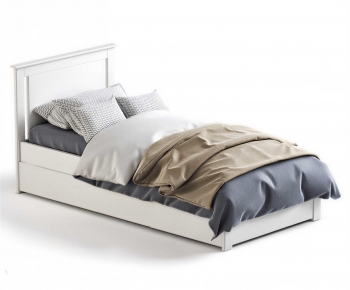 Modern Single Bed-ID:825395115