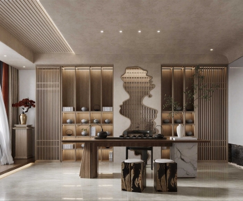 New Chinese Style Tea House-ID:411026955