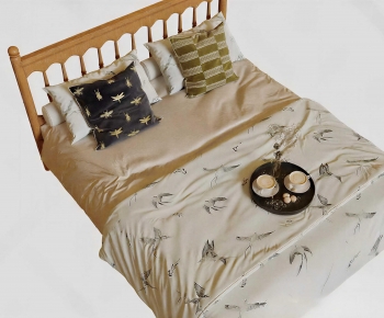 Modern Double Bed-ID:943988082