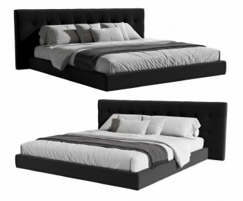 Modern Double Bed-ID:844906091