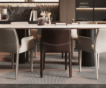 Modern Dining Table And Chairs-ID:520672089