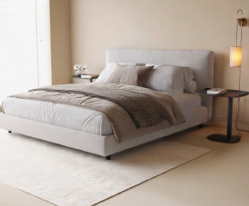 Modern Double Bed-ID:406753065